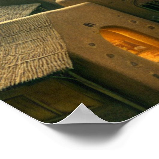 Christelijke Bijbelreuzen in de Canadese kunst Poster (Hoek)