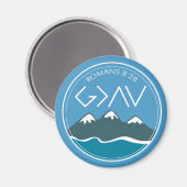 Christelijke bijbelRomeinen 8:28 God is groter Magneet (Voorkant / Achterkant)