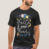Christelijke bijbels verveelt vertrouwen over angs t-shirt (Voorkant)