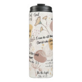 Christelijke bijbelschriftbevestigingen thermosbeker (Voorkant)
