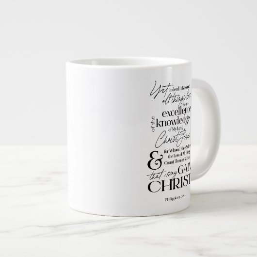 Christelijke Bijbelscriptofferte Grote Koffiekop (Voorkant rechts)