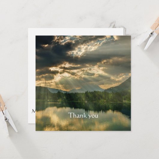 Christelijke Bijbelscripts Bedankt Zonneverlichtin Kaart (Voorkant / Achterkant in situ)