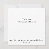 Christelijke Bijbelscripts Bedankt Zonneverlichtin Kaart (Achterkant)