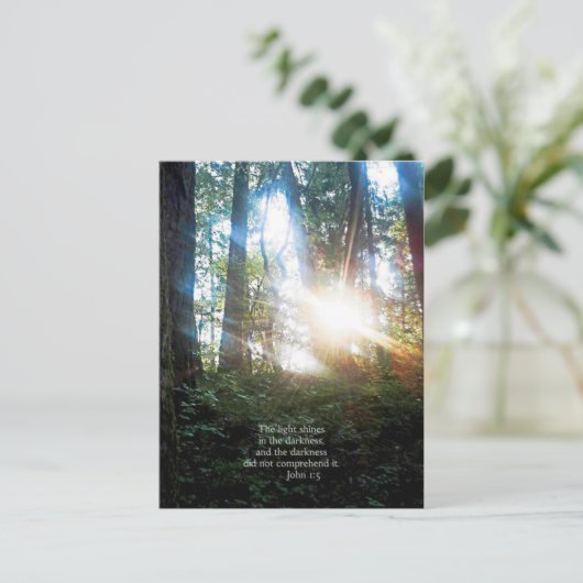 Christelijke bijbelscripts maken briefkaart (Staand voorkant)