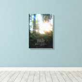 Christelijke bijbelscripts maken canvas afdruk (Insitu (Houten vloer))