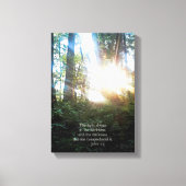 Christelijke bijbelscripts maken canvas afdruk (Voorkant)