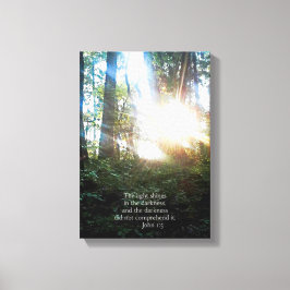 Christelijke bijbelscripts maken canvas afdruk