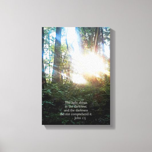 Christelijke bijbelscripts maken canvas afdruk (Voorkant)