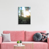 Christelijke bijbelscripts maken canvas afdruk (Insitu (Woonkamer))