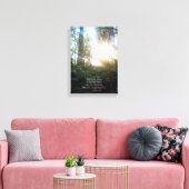 Christelijke bijbelscripts maken canvas afdruk (Insitu (Woonkamer))