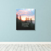 Christelijke Bijbelscripts maken Canvas Afdruk (Insitu (Houten vloer))