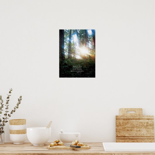 Christelijke bijbelscripts maken poster (Keuken)