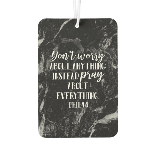 Christelijke Bijbelscripts niet zorgwekkend maken Luchtverfrisser (Achterkant)