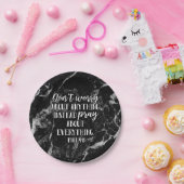 Christelijke Bijbelscripts niet zorgwekkend maken Papieren Bordje (Feest)