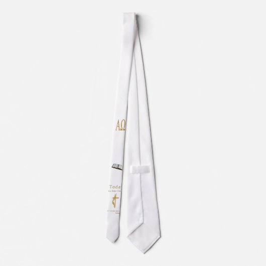 Christelijke Bijbelscripts Stropdas (Achterkant)