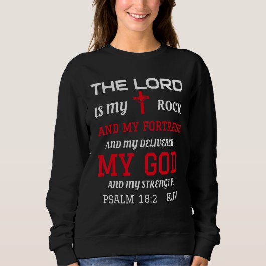 Christelijke Bijbelscripts Verse Psalm 182 Trui (Voorkant)