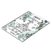 Christelijke Bijbelse Filippijnen 4 8 Eucalyptus Notitieboek (Linkerzijde)