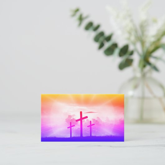 Christelijke Bijbelse kerk Religie Kruidenbus Visitekaartje (Staand voorkant)