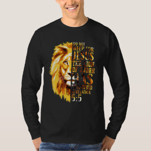Christelijke Bijbelse Mannen gelovige lionjud T-shirt