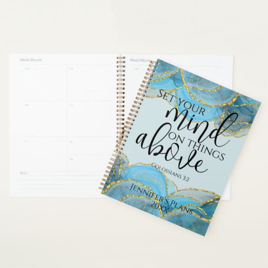 Christelijke bijbelse moderne elegante Abstracte i Planner (Display)