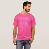 Christelijke bijbelse psalm 465 bloemvlinder t-shirt (Voorkant volledig)