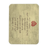 Christelijke Bijbelse spreekwoorden 3:5-6 Magneet (Verticaal)