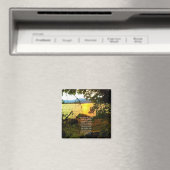 Christelijke Bijbelse Verse Lake Landscape Creatio Magneet (Insitu (Vaatwasser))