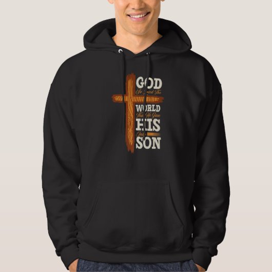Christelijke Bijbelse versie van de scriptfunctie Hoodie (Voorkant)