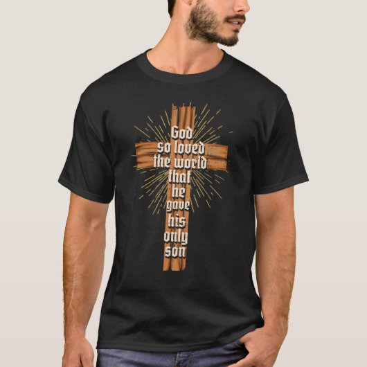Christelijke Bijbelse versie van de scriptfunctie T-shirt (Voorkant)