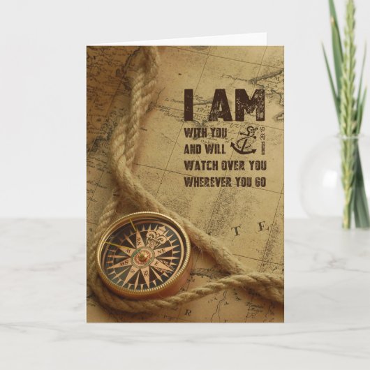 Christelijke bijbelse verzen kaart Genesis 28 (Voorkant)