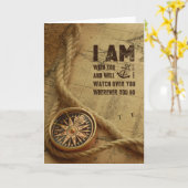 Christelijke bijbelse verzen kaart Genesis 28 (Gele Bloem)