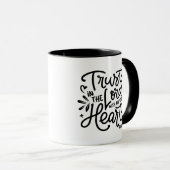 Christelijke Bijbelspreekwoorden 3:5 Vertrouwen in Mok (Voorkant rechts)