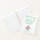 Christelijke Bijbelstudie Elegant Rozen Notitieboek (Binnen)