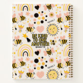 Christelijke Bijbeltekst Schattige Whimsical Bijen Notitieboek (Achterkant)