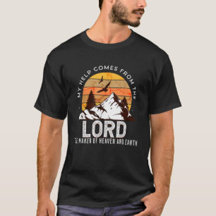 Christelijke Bijbeltekst voor mannen Mijn hulp kom T-shirt