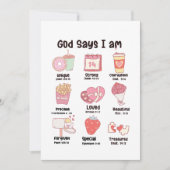 Christelijke Bijbelvers Cute Valentijn  Feestdagenkaart (Voorkant)