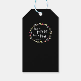Christelijke Bijbelvers Liefde Is Geduldig Liefde Cadeaulabel