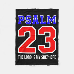 Christelijke Bijbelvers Psalm 23 De Heer Is Mijn H Fleece Deken