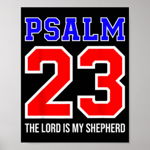 Christelijke Bijbelvers Psalm 23 De Heer Is Mijn H Poster