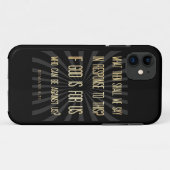 Christelijke Bijbelvers - Romeinen 8:31 Case-Mate iPhone Case (Achterkant (horizontaal))
