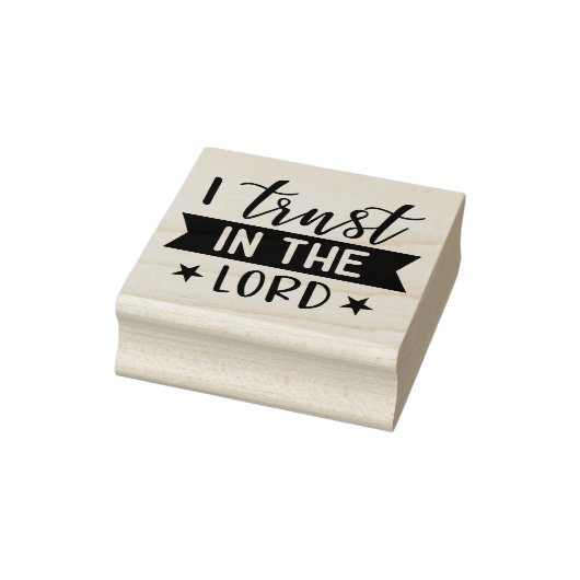 Christelijke Bijbelvers Vertrouw Op De Heer Rubberstempel (Stempel)