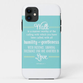 Christelijke Bijbelverse ephesians 4:1-2 Case-Mate iPhone Case