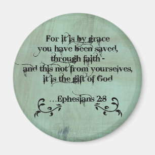 Christelijke Bijbelverse esthesians 2:8 Magneet