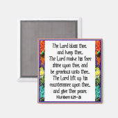 Christelijke Bijbelverse inspringing Magneet (Voorkant / Achterkant)