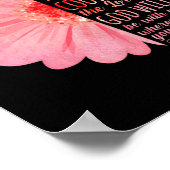 Christelijke Bijbelverse Joshua 1:9 ventilator Poster (Hoek)