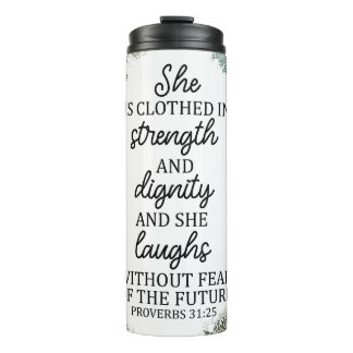 Christelijke Bijbelverse Proverbs 31 Thermisch Tum Thermosbeker