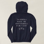 Christelijke bijbelversie hoodie (Design achterkant)