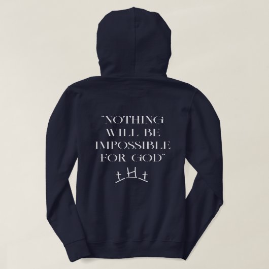 Christelijke bijbelversie hoodie (Design achterkant)