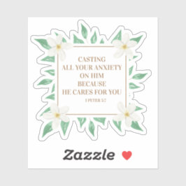 Christelijke Bijbelversie maakt je zorgen over hem Sticker