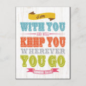 Christelijke Bijbelversie met scripts - Genesis 28 Briefkaart (Voorkant)